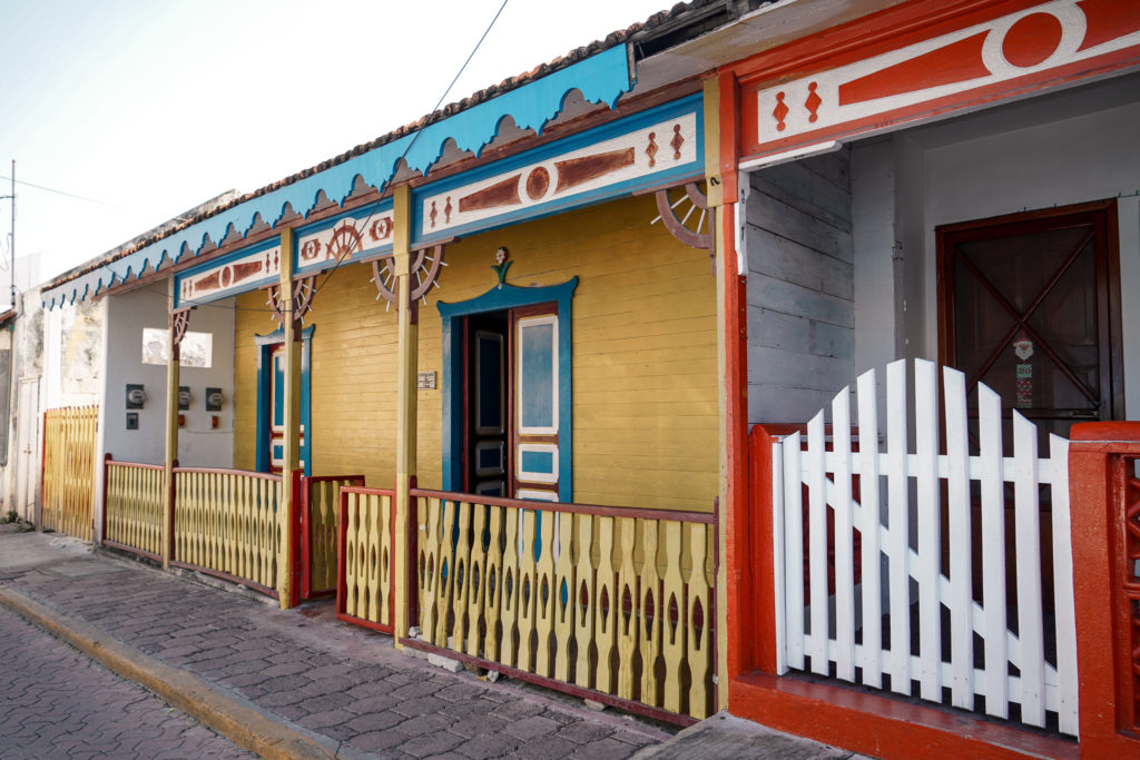 Colorful houses of Isla Mujeres