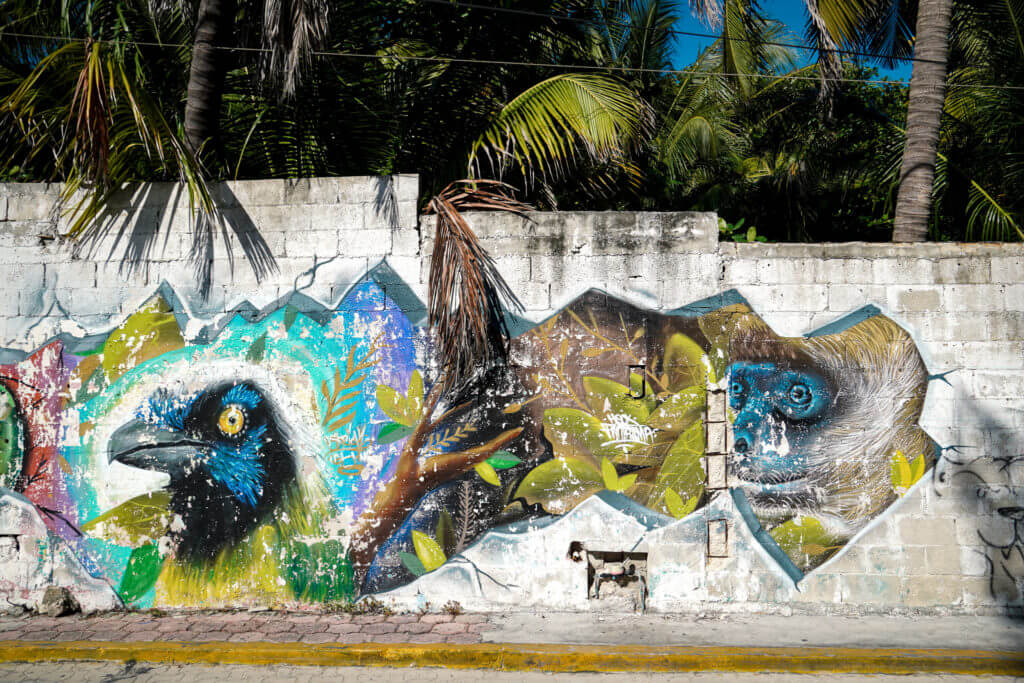 Street art on Isla Mujeres
