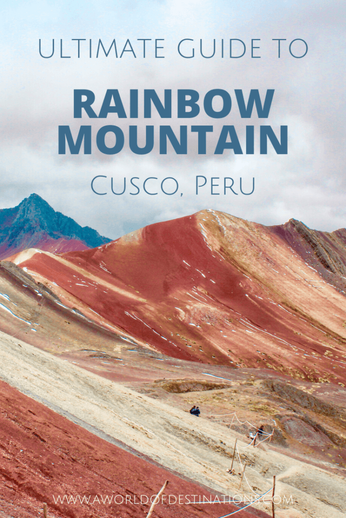 Rainbow Mountain Vinicunca, Cusco, Peru