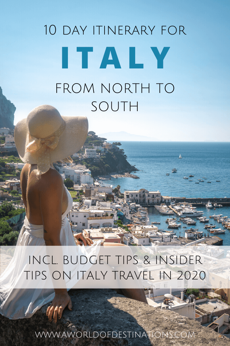 10 Days Italy Itinerary from North to South