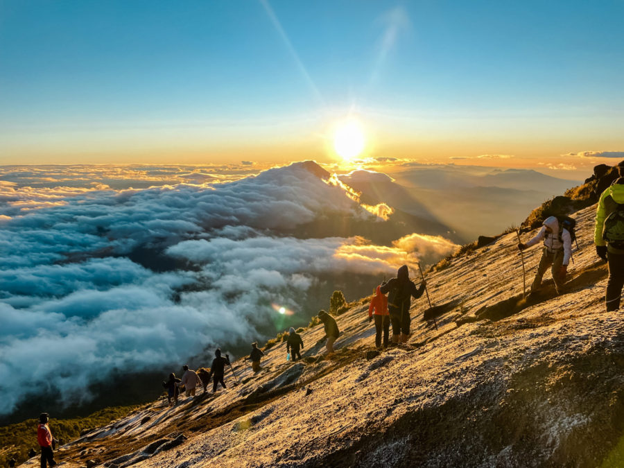 Sunrise hike to the summit of Volcano Acatanango