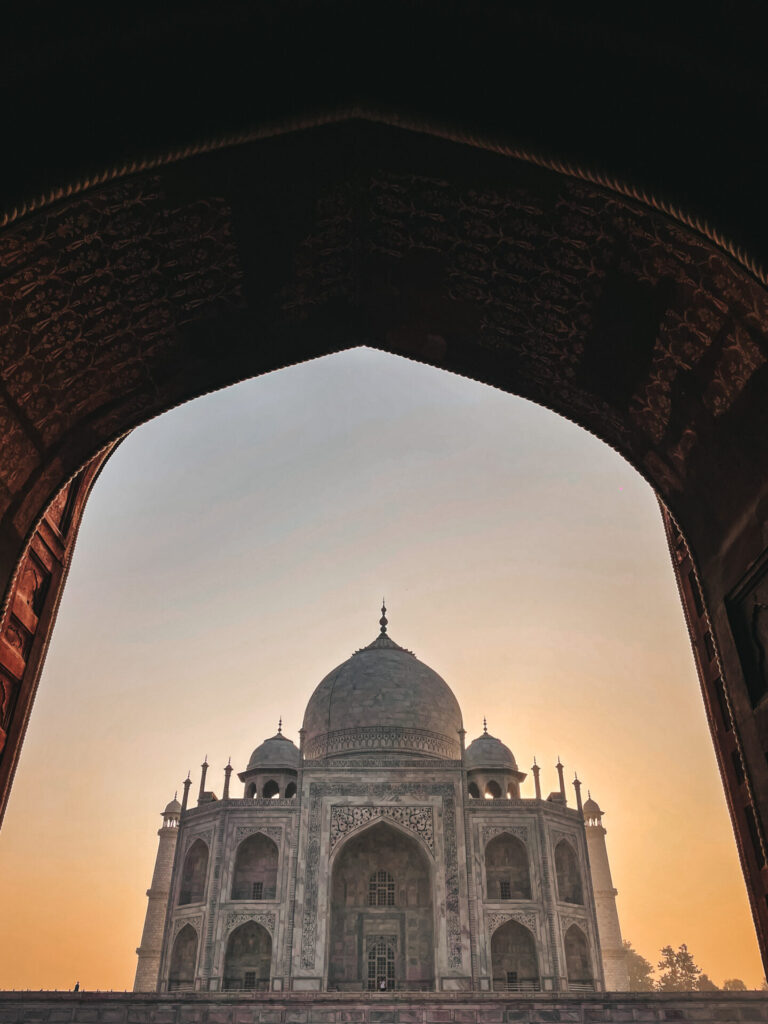 Sunrise at Taj Mahal, Agra, India