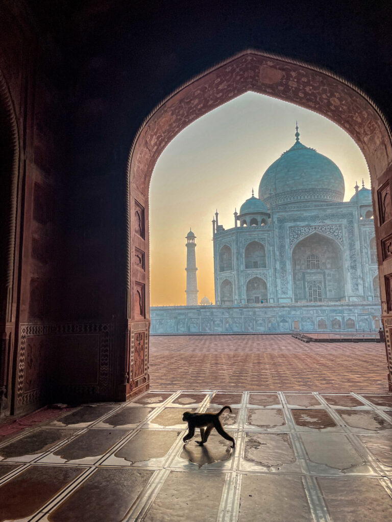 Sunrise at Taj Mahal, Agra, India